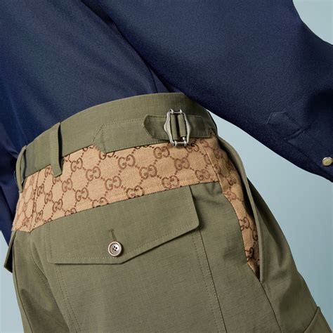 men's gucci cargo pants|gucci velour pants.